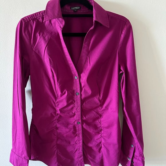 Express Tops - Express Essential  Stretch Shirt